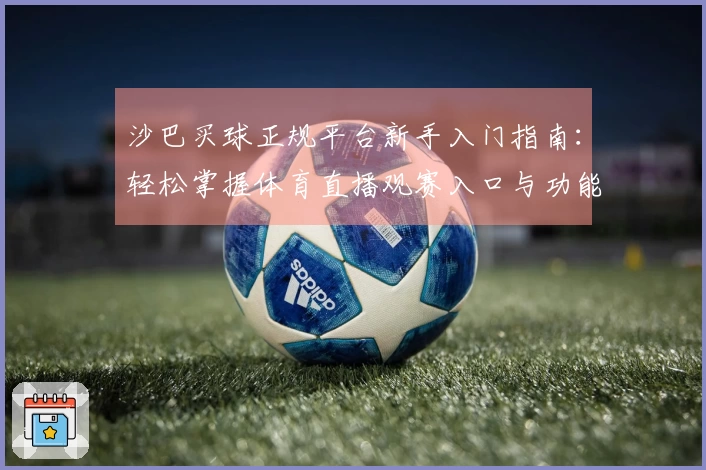 沙巴买球正规平台新手入门指南:轻松掌握体育直播观赛入口与功能